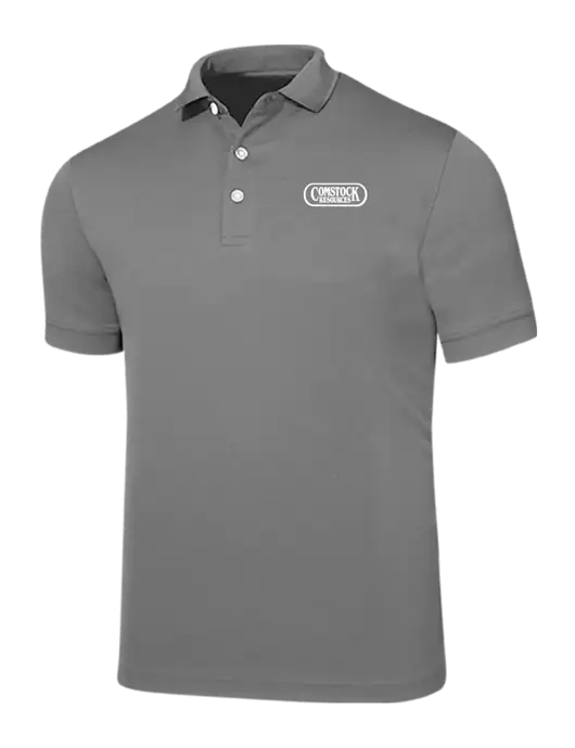 Callaway Ottoman Medium Grey Polo w/Comstock Resources Logo