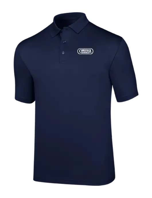 Callaway Opti-Dri Navy Chev Polo w/Comstock Resources Logo