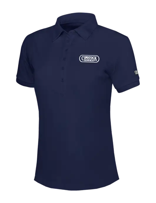 OGIO Womens Navy Jewel Polo w/Comstock Resources Logo