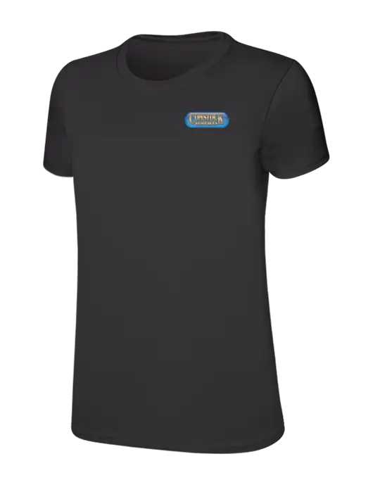 Womens Ring Spun Charcoal 4.5 oz T-Shirt w/Comstock Resources Logo