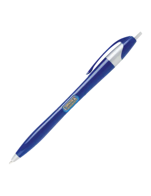 Novella Navy/Silver Corporate Pen- Blue Ink w/Comstock Resources Logo
