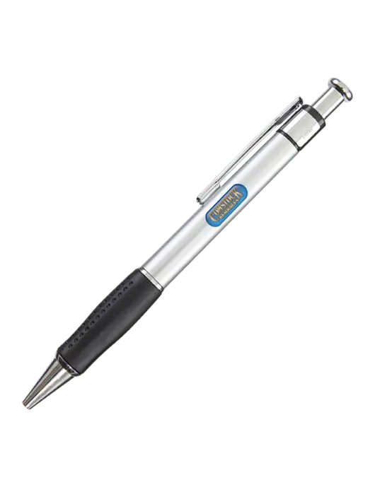 Malta Silver Pen - Black Ink w/Comstock Resources Logo