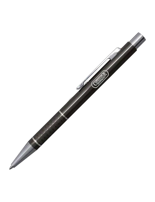 St George Gunmetal Pen - Blue Ink w/Comstock Resources Logo