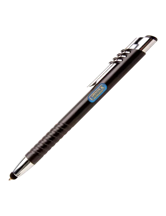 Schirhart Black Stylus Pen - Blue Ink w/Comstock Resources Logo