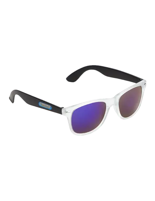 Key West Black Mirrored Sunglasses w/Comstock Resources Logo
