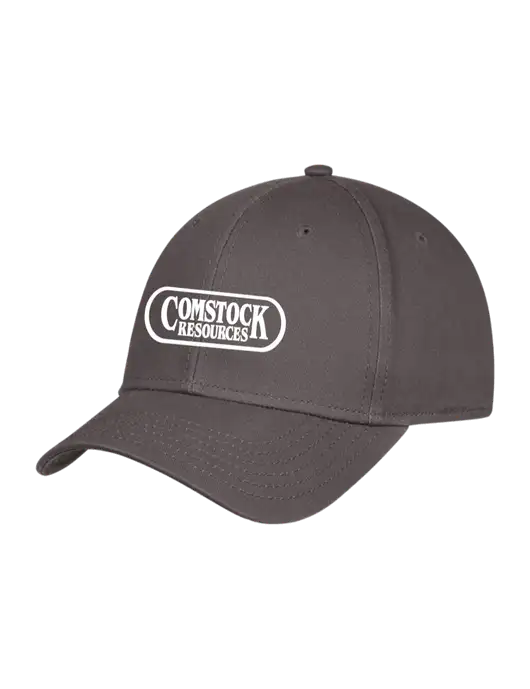 Charcoal Structured Cap Hook & Loop w/Comstock Resources Logo