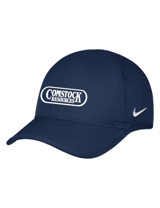 Nike Navy Featherlight Cap w/Comstock Resources Logo