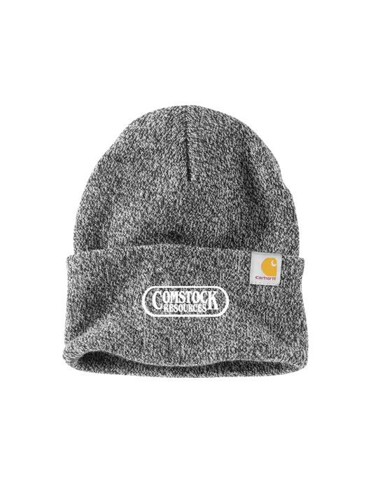 Carhartt Medium Grey Heather Watch Cap 2.0 w/Comstock Resources Logo