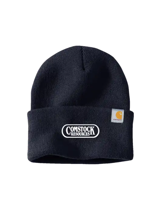 Carhartt Navy Watch Cap 2.0 w/Comstock Resources Logo