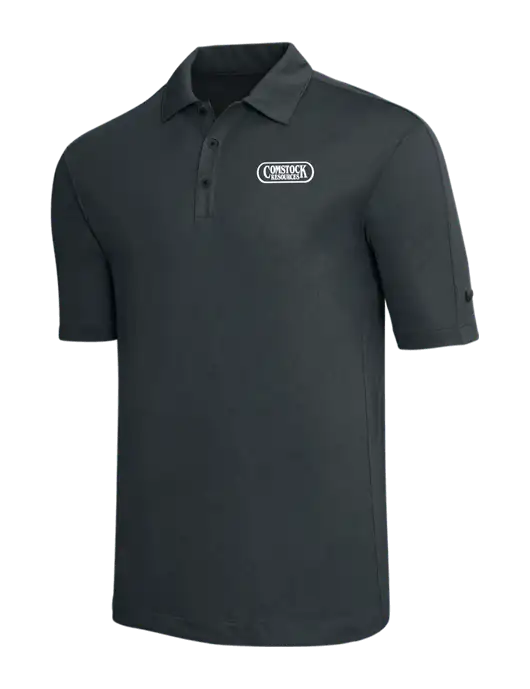 Nike Dark Grey Tech Sport Dri-FIT Polo w/Comstock Resources Logo