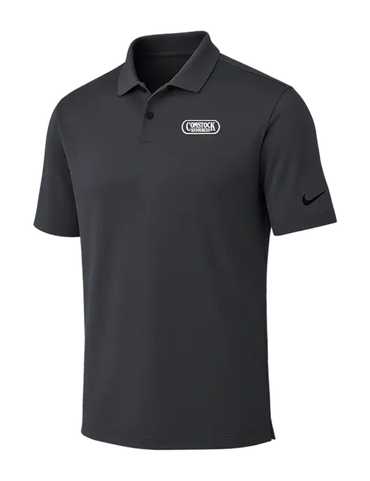 Nike Dark Grey Dri-FIT Vapor Polo w/Comstock Resources Logo