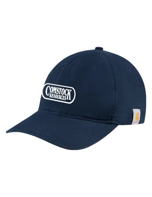 Carhartt Navy Cotton Canvas Cap w/Comstock Resources Logo