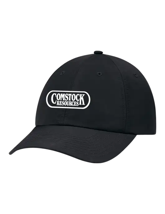 Richardson Relaxed Performance Lite Black Cap w/Comstock Resources Logo